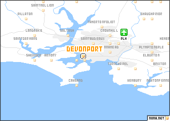 map of Devonport