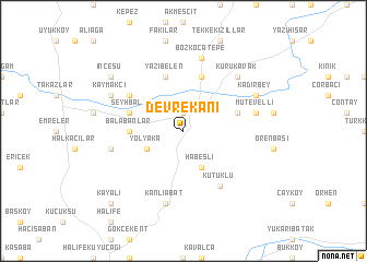 map of Devrekâni