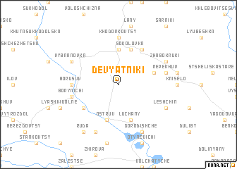 map of Devyatniki