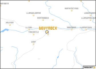 map of Devynock