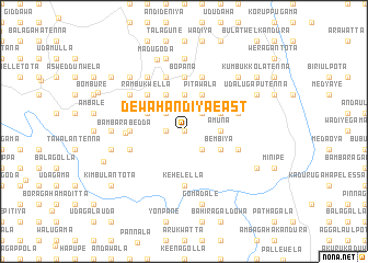 map of Dewahandiya East