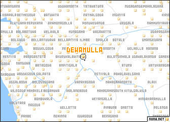 map of Dewamulla