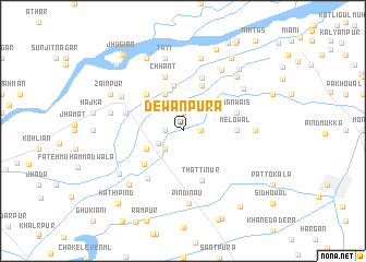 map of Dewānpura