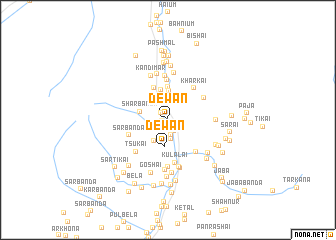 map of Dewān