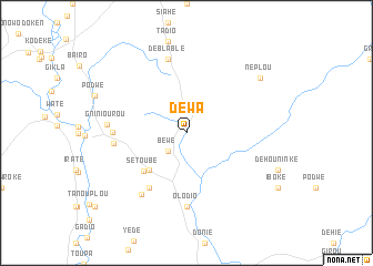 map of Déwa
