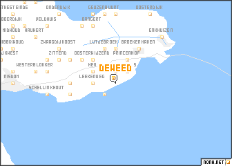 map of De Weed