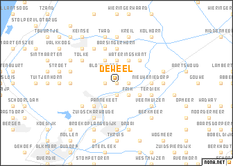 map of De Weel