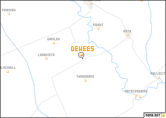 map of Dewees