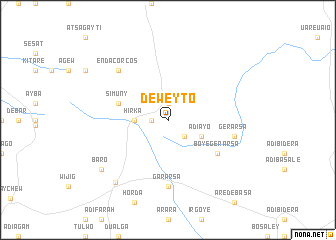 map of Deweyto