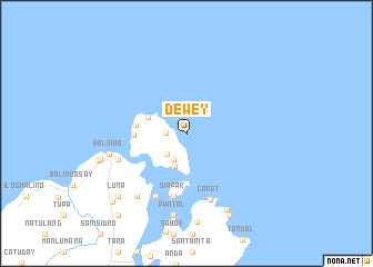 map of Dewey