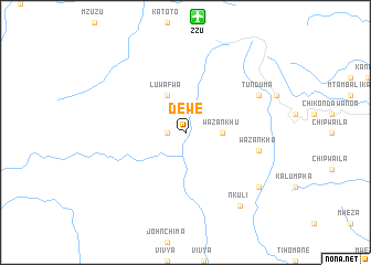 map of Dewe