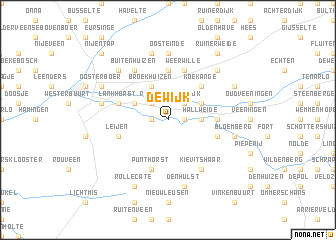 map of De Wijk