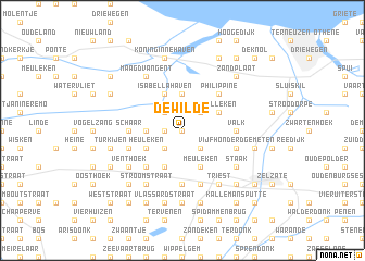 map of De Wilde