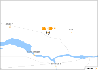 map of DeWoff