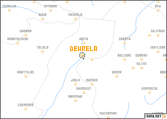 map of Dewrēla