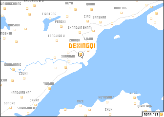 map of Dexingqi