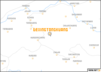 map of Dexingtongkuang