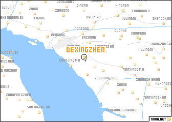 map of Dexingzhen