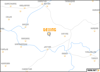 map of Dexing