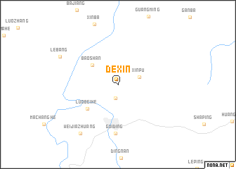 map of Dexin