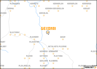 map of De Xơ Mai