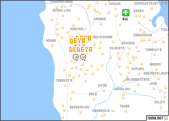 map of Deya