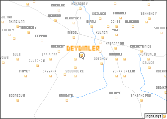 map of Deydinler