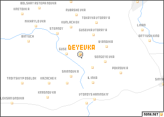 map of Deyevka