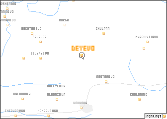 map of Deyevo