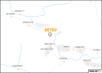 map of Deyev