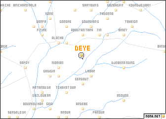 map of Déyé