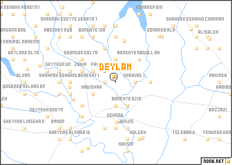 map of Deylam