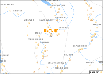 map of Deylam