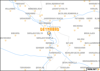 map of Deymābād