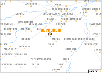 map of Deym Daghī