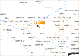 map of Deymeh