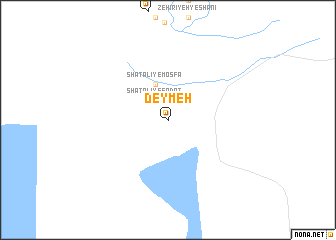 map of Deymeh