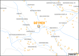 map of Deymeh