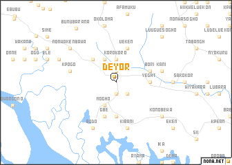 map of Deyor