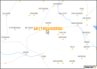 map of Dey Tagui Gorou
