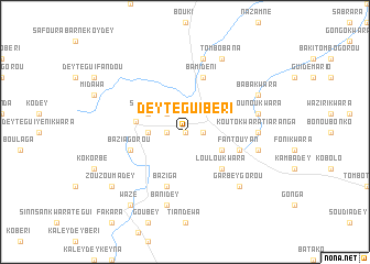 map of Dey Tégui Béri