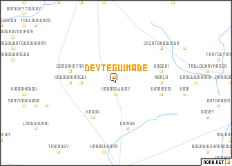 map of Dey Tégui Madé