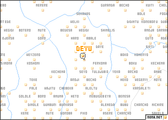 map of Deyu