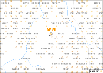 map of Deyu