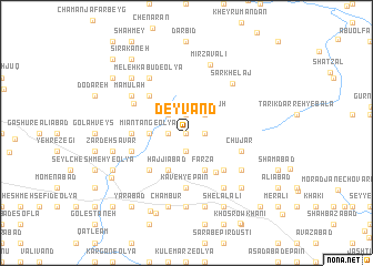 map of Deyvand