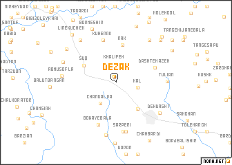 map of Dezak