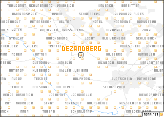 map of De Zandberg