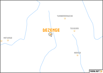 map of Dezemge