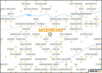 map of Dezenacker