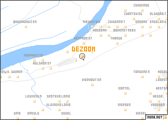 map of De Zoom